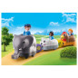 Playmobil 1.2.3 70405 Train des animaux