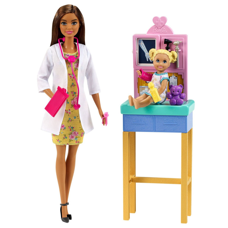 MATTEL Barbie Pediatrician - Dark Hair