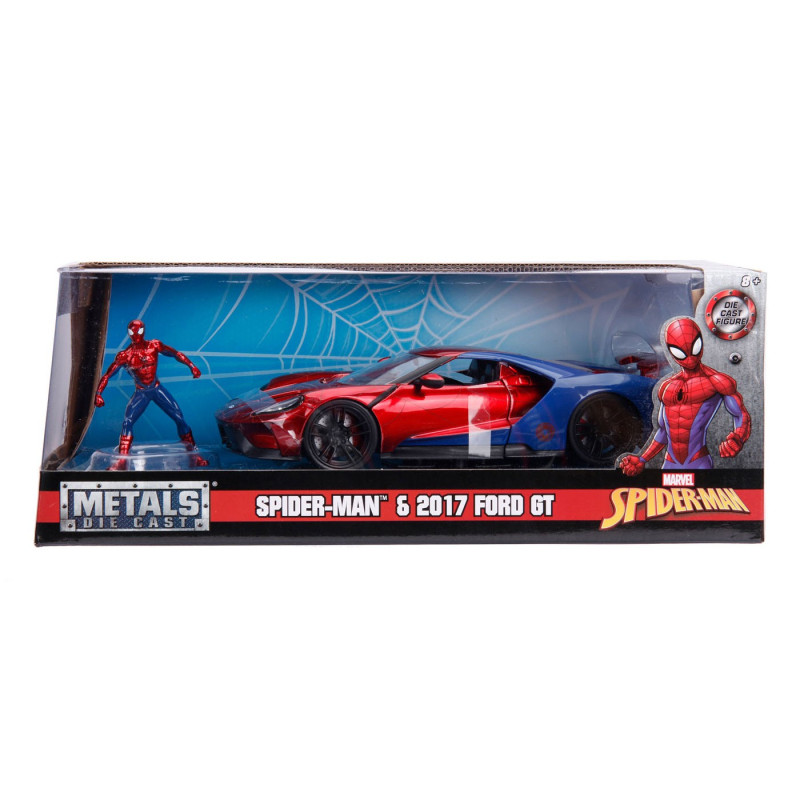 DICKIE Jada Marvel Spiderman 2017 Ford GT 1:24
