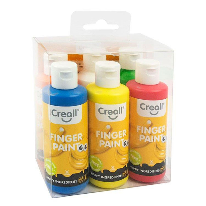 Creall Finger Paint, 6x80ml