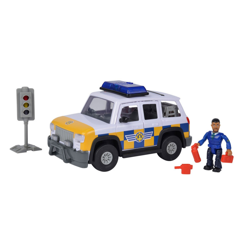 SIMBA Fireman Sam Police Jeep 4x4 with Figure