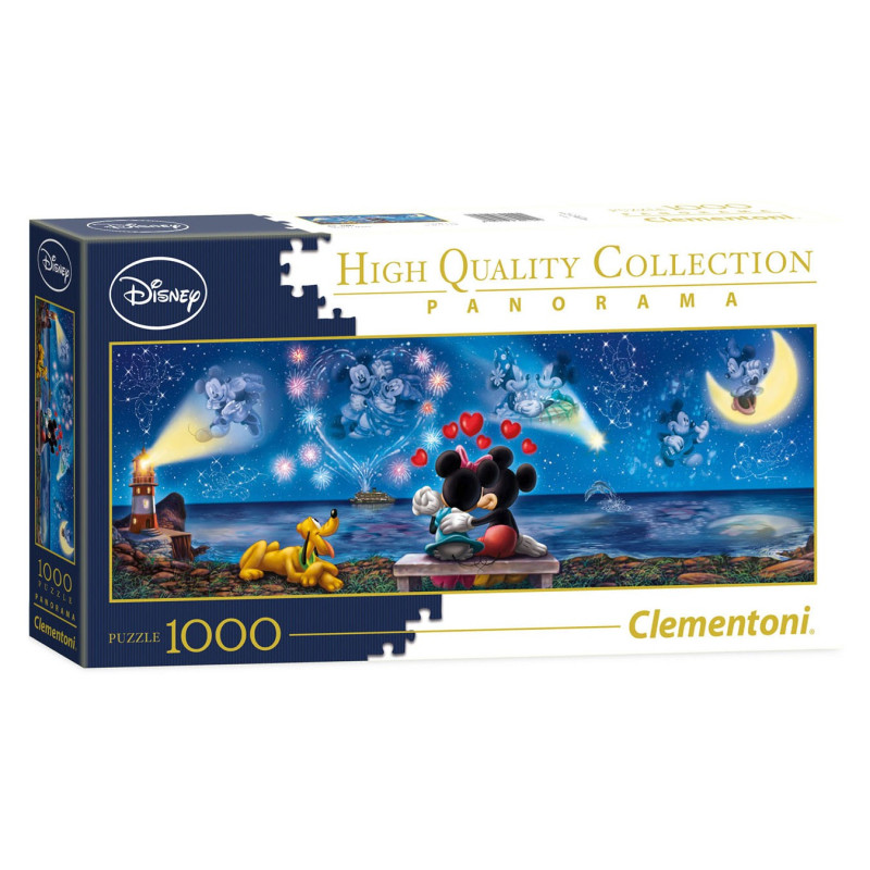 Clementoni Panorama Puzzle Mickey & Minnie, 1000st.