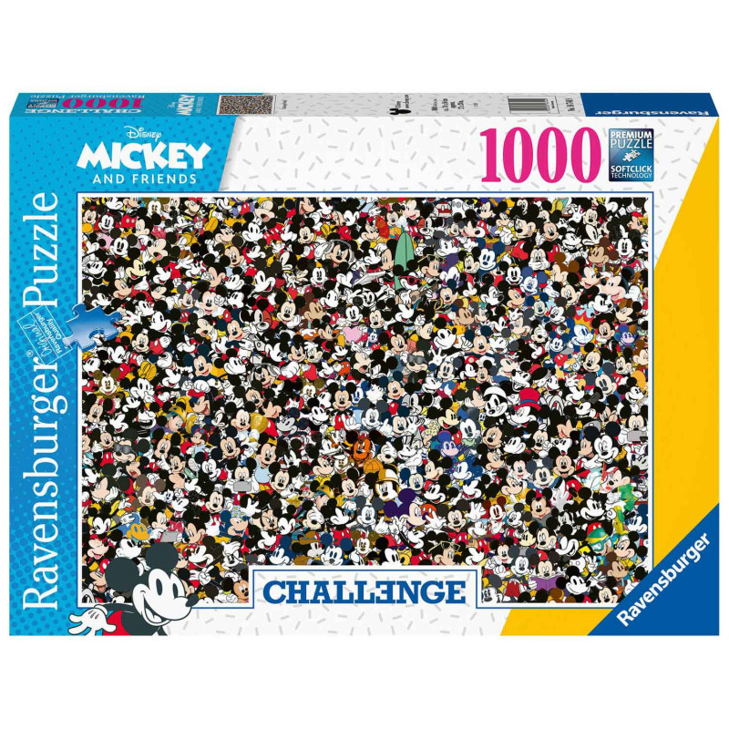 RAVENSBURGER Challenge Puzzle Mickey Mouse, 1000st.