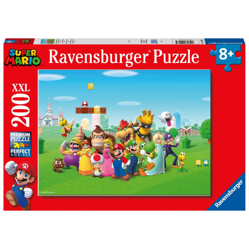 Ravensburger - Super Mario Puzzle, 200pcs. XXL 129935
