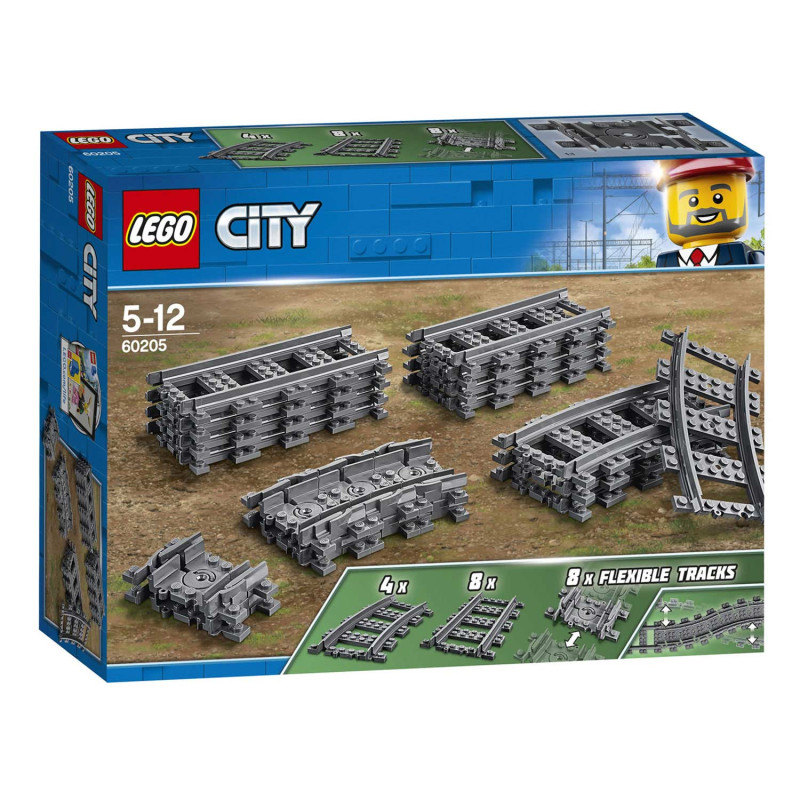 LEGO City 60205 Train tracks