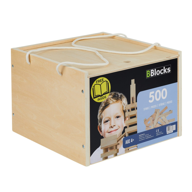 BBlocks Building boards in storage box, 500 pcs. BBL500K-N2