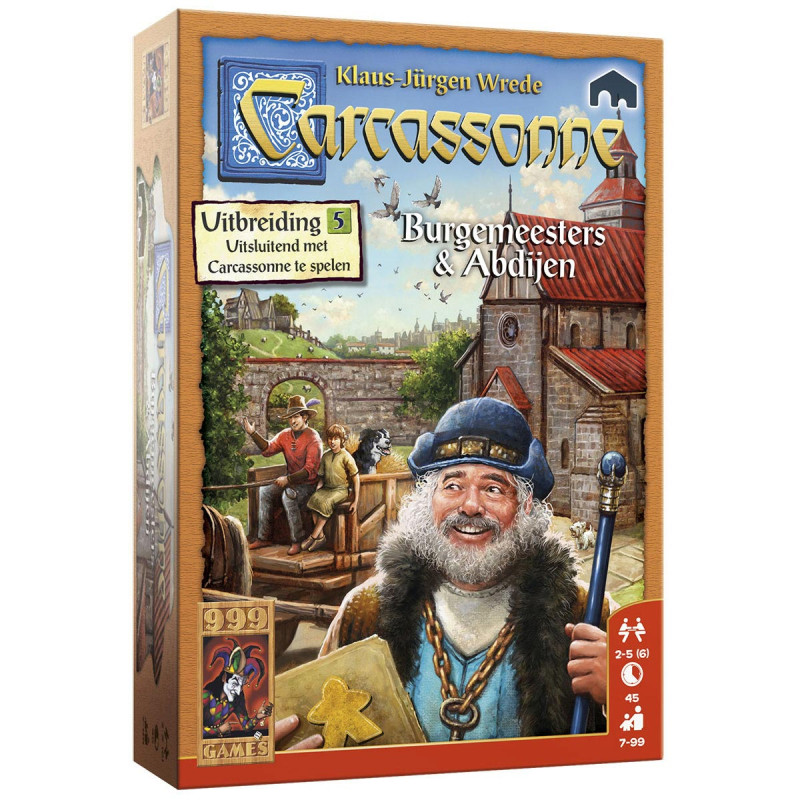 999GAMES Carcassonne - Mayors and Abbeys Board Games