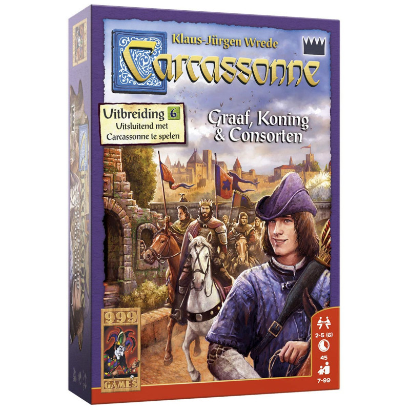 999GAMES Carcassonne - Count, King and Consort Table Games