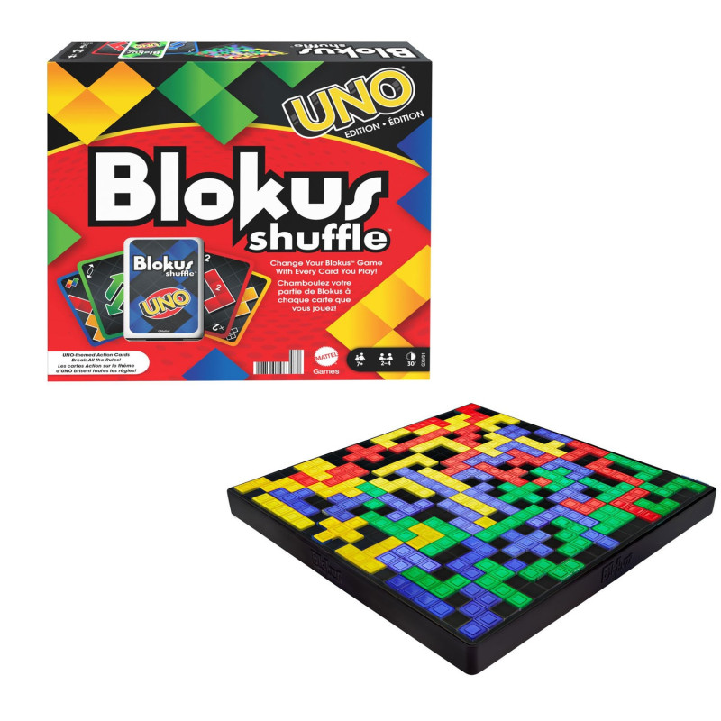 Mattel - Blokus Shuffle Uno Edition GXV91