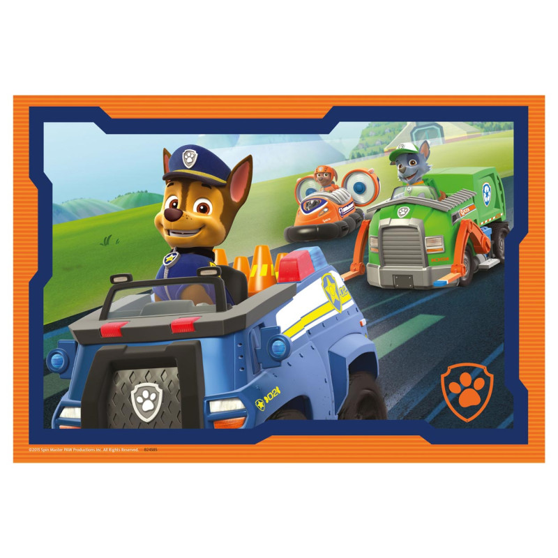 RAVENSBURGER Paw Patrol Puzzle - Paw Patrol in Action, 2x12st.