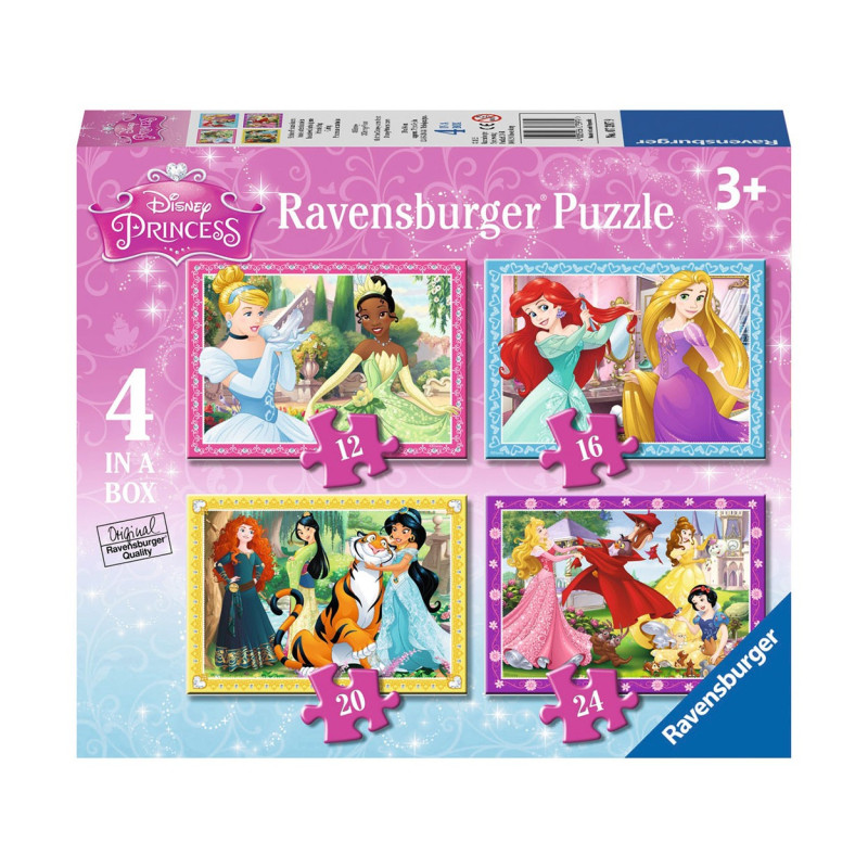 RAVENSBURGER Disney Princess puzzle, 4 in 1