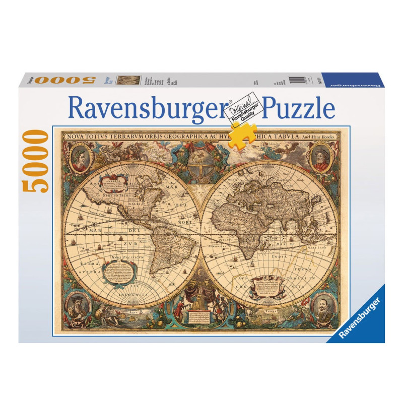 RAVENSBURGER Ancient world map, 5000st.
