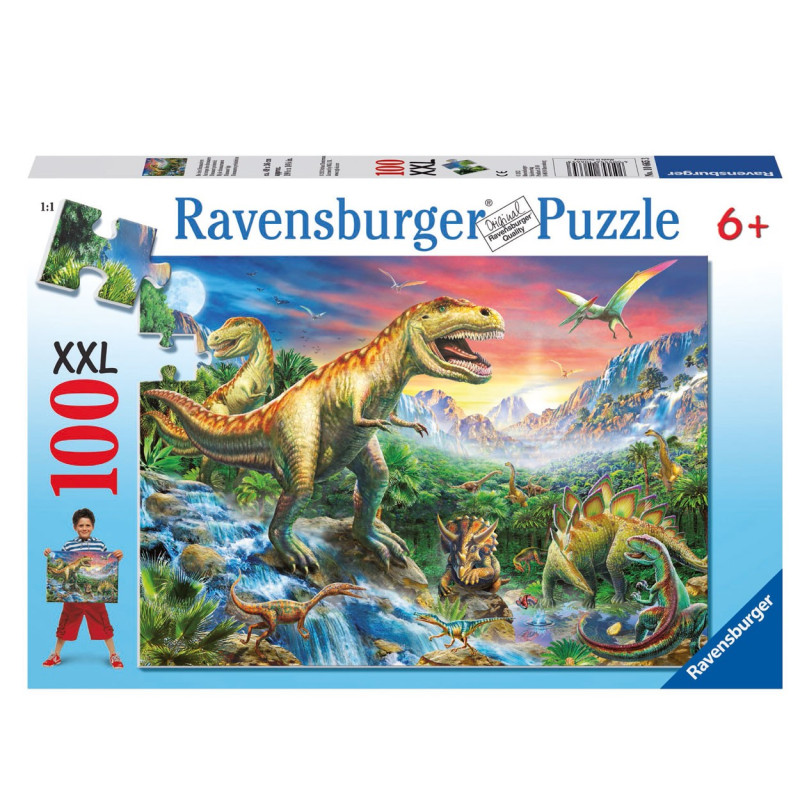 RAVENSBURGER Puzzle dinosaures 100 pièces XXL