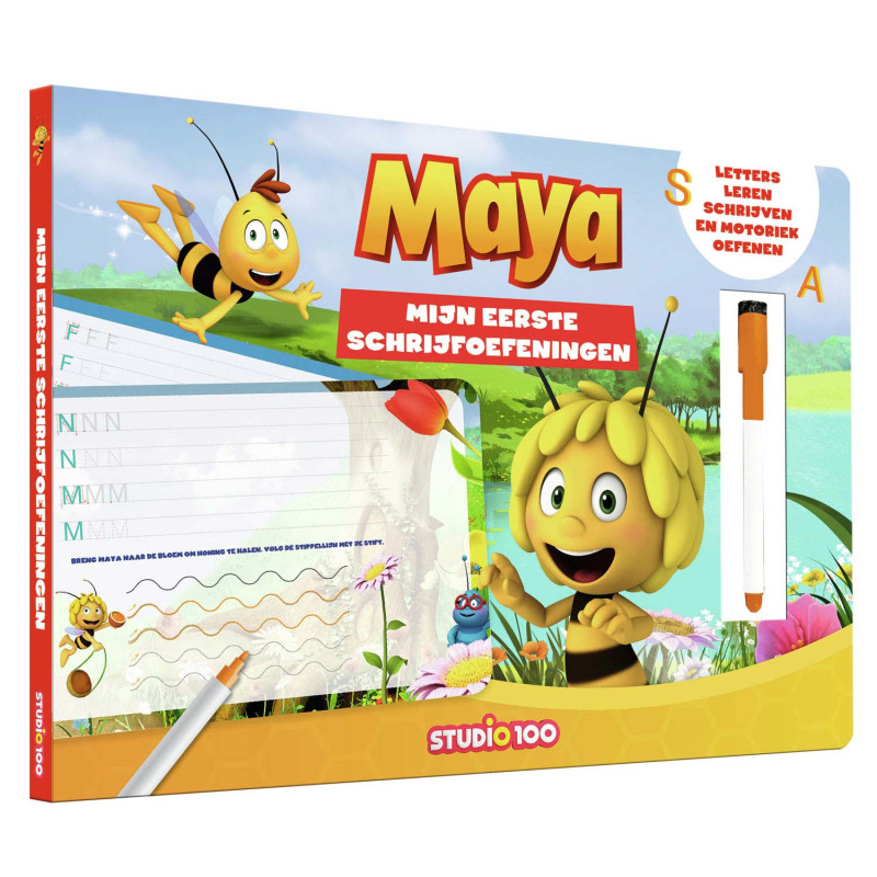 Studio 100 - Maya the Bee Cardboard Book - Write and Erase BOMA00000860