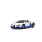RASTAR Voiture RC Bugatti Veyron blanche et bleue 1:24
