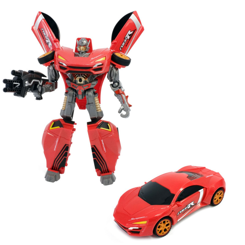 Roboforces Change Robot - Race Car Red 30588Z