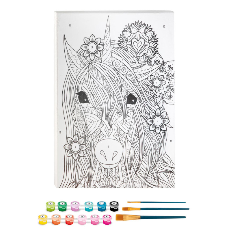 Grafix - Painting by Numbers Canvas - Unicorn 150055
