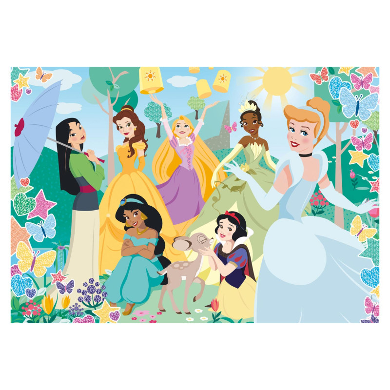 Clementoni Glitter Puzzle Disney Princess, 104pcs. 20346