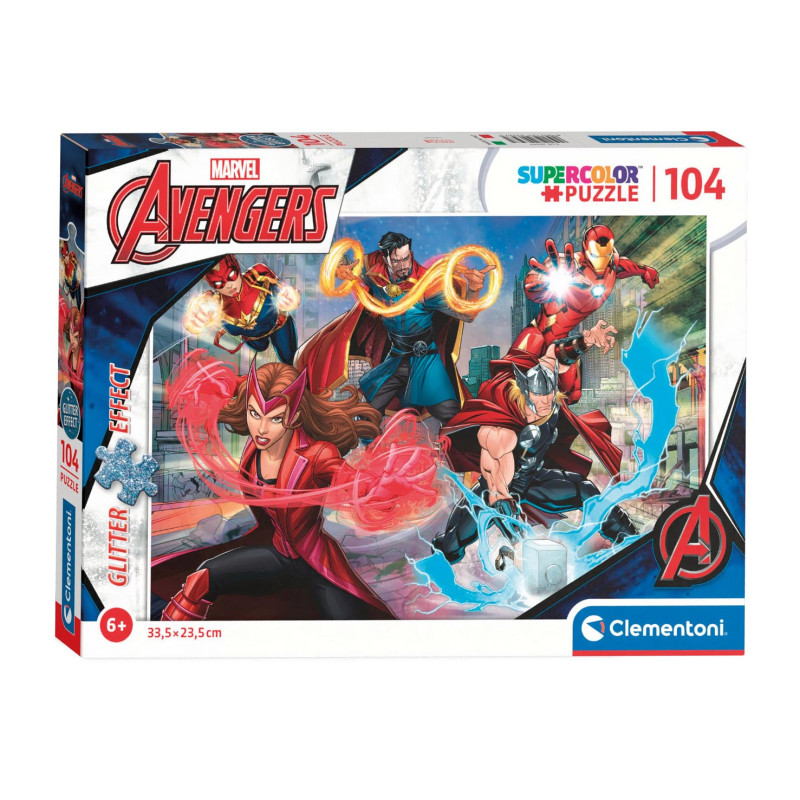 Clementoni Glitter Puzzle The Avengers, 104pcs. 20347