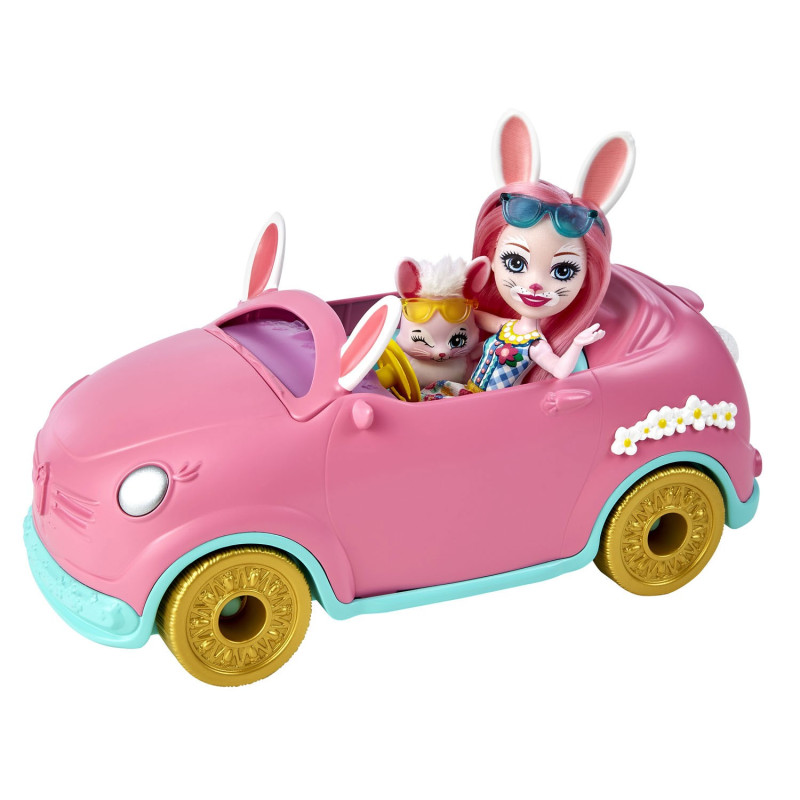 Mattel - Enchantimals Rabbit with Vehicle HCF85