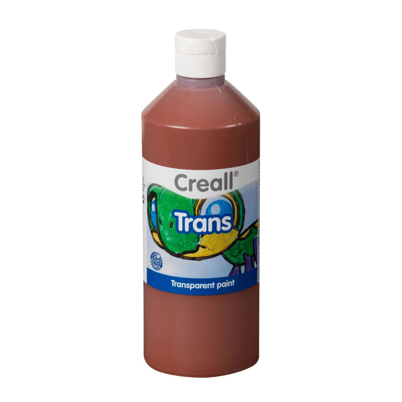Creall Transparent Paint Brown, 500ml 23027
