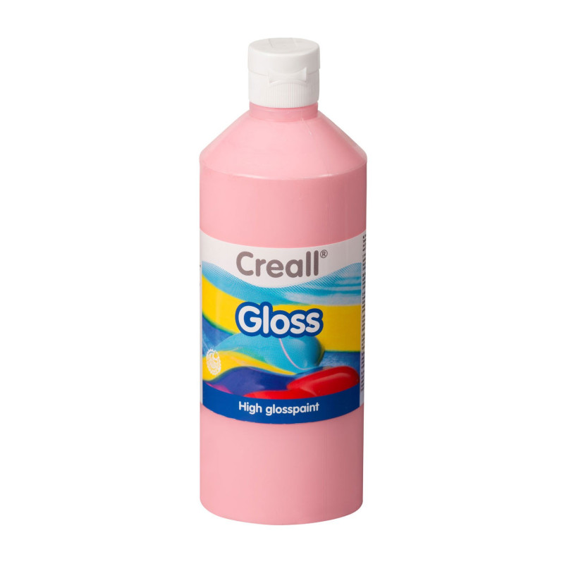 Creall Gloss Gloss Paint Pink, 500ml 01280