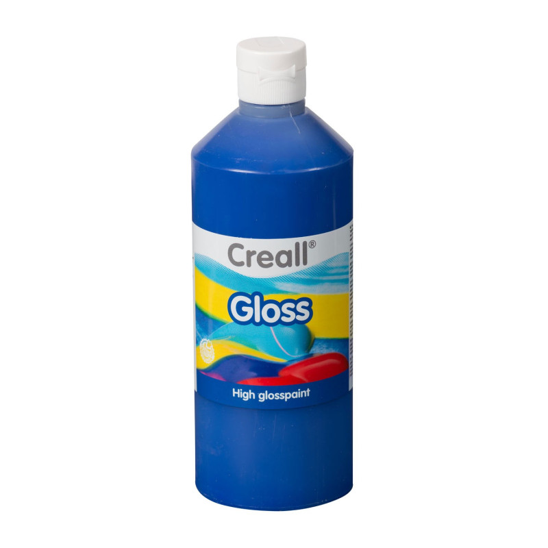 Creall Gloss Gloss Paint Blue, 500ml 01275