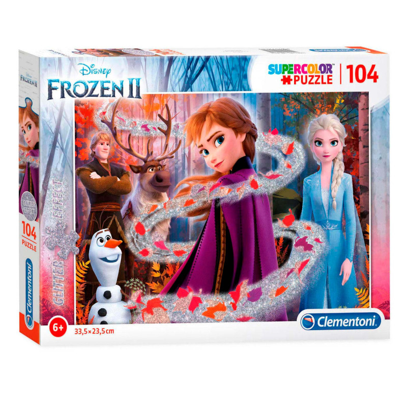 Clementoni Glitter Disney Frozen 2 Puzzle, 104st.