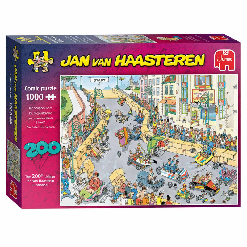 Jan van Haasteren Puzzle La course de caisses à savon 1000 pièces