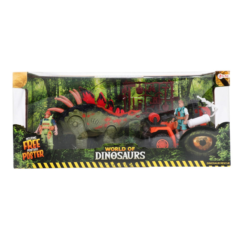 World of Dinosaurs Playset Quad with Dino 37503C