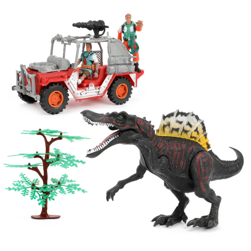 World of Dinosaurs Playset - Jeep with Dino 37503B