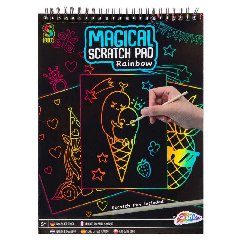 Grafix - Magic Scratch Block A4 220009