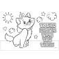 Livre de coloriage avec stickers Disney - Marie le chat 000563013