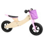 Small Foot - Wooden Tricycle and Balance Bike 2in1 Pink 11611