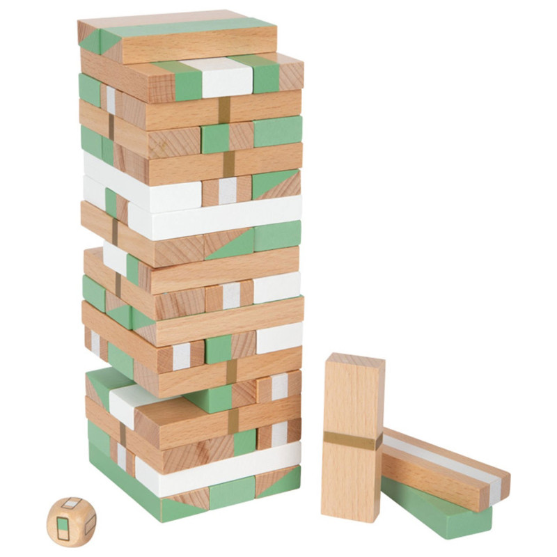 Small Foot - Wooden Wobble Tower Game Gold Edition 12217