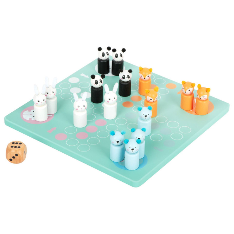 Small Foot - Ludo Game Animals Wood 11462