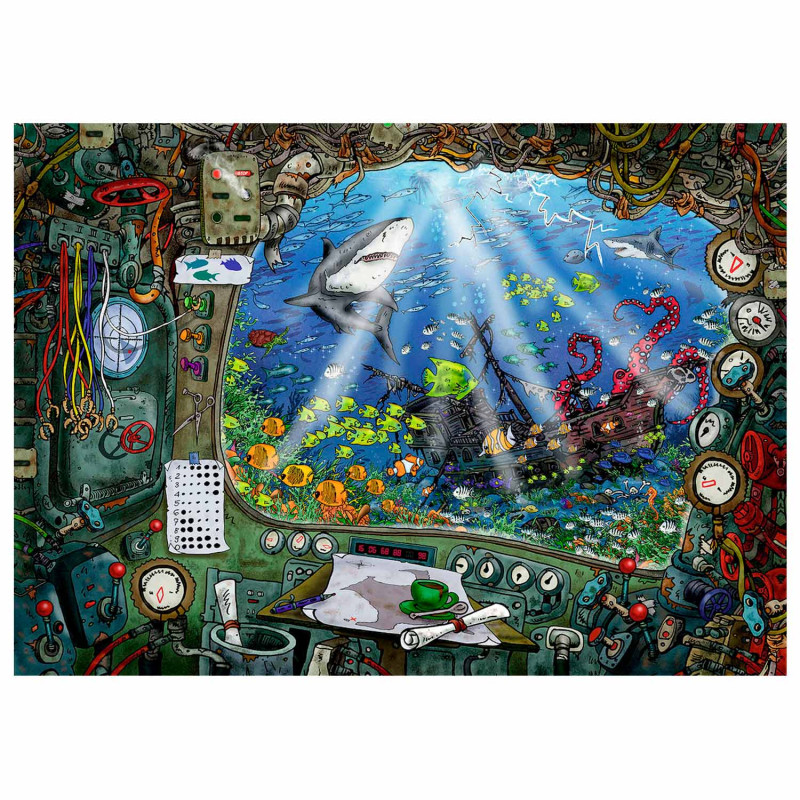 Ravensburger Escape Room Puzzle - The Submarine, 759st.