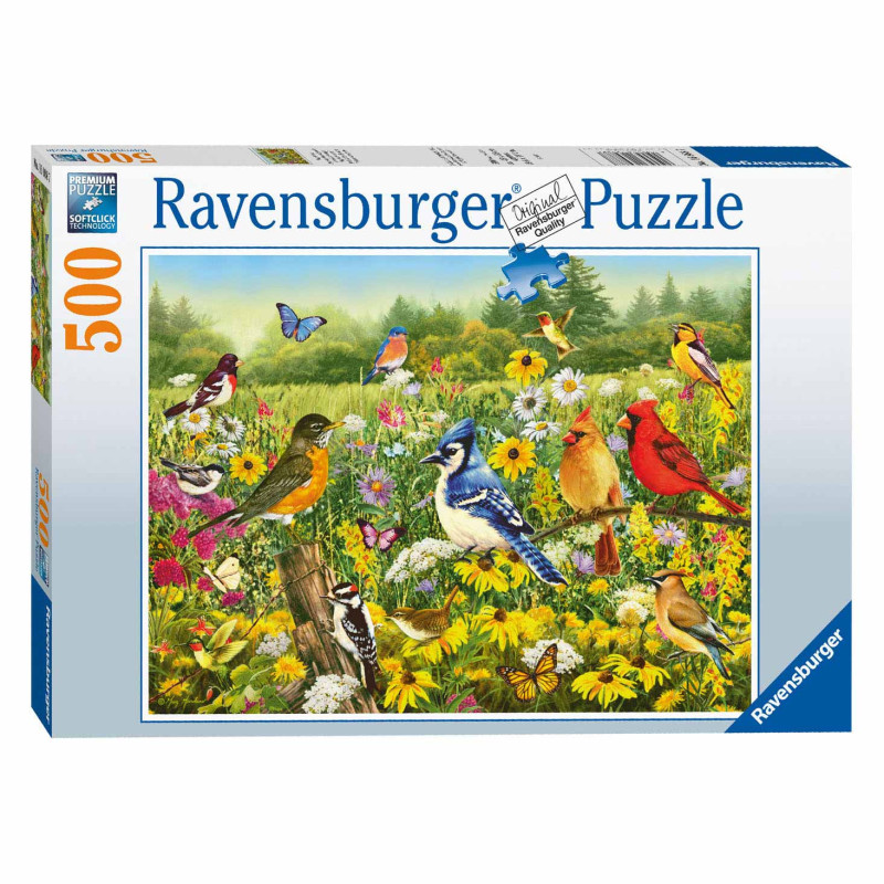 Ravensburger - Puzzle Les oiseaux 500 pièces