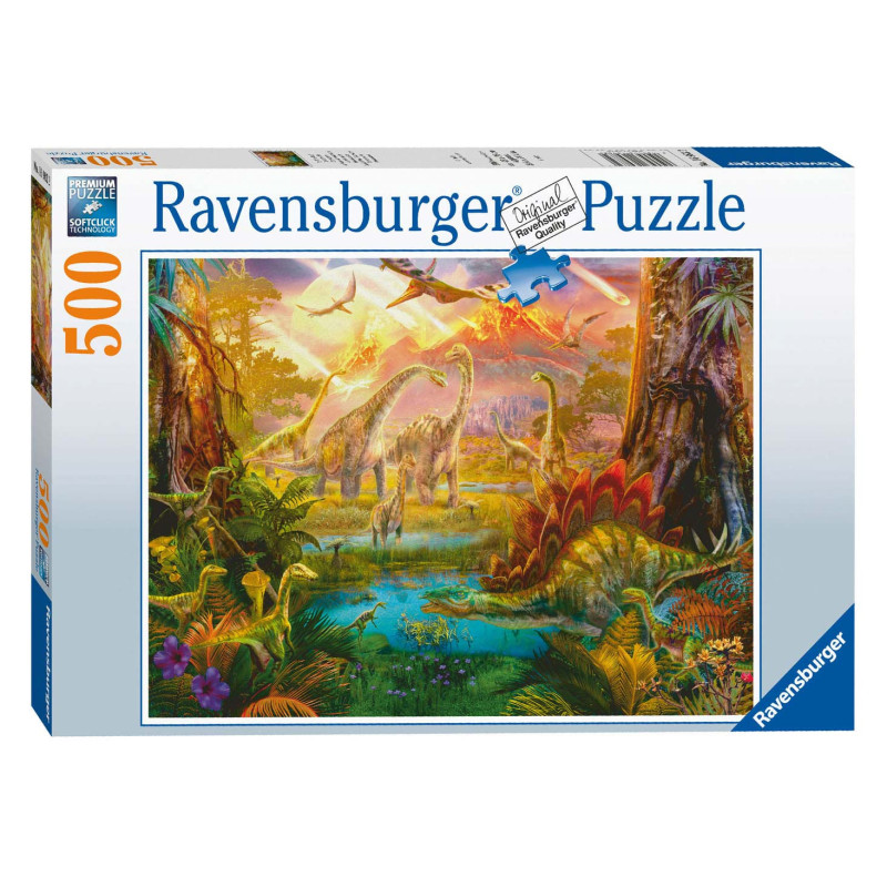 Ravensburger - Puzzle Le monde des dinosaures 500 pièces