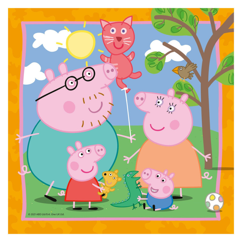 Ravensburger - Family and Friends of Peppa Pig Jigsaw Puzzle, 3x49pcs. 55791
