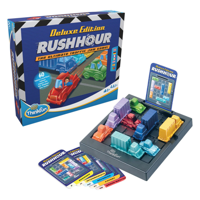 Ravensburger - ThinkFun Rush Hour Deluxe Thinking Game 764389