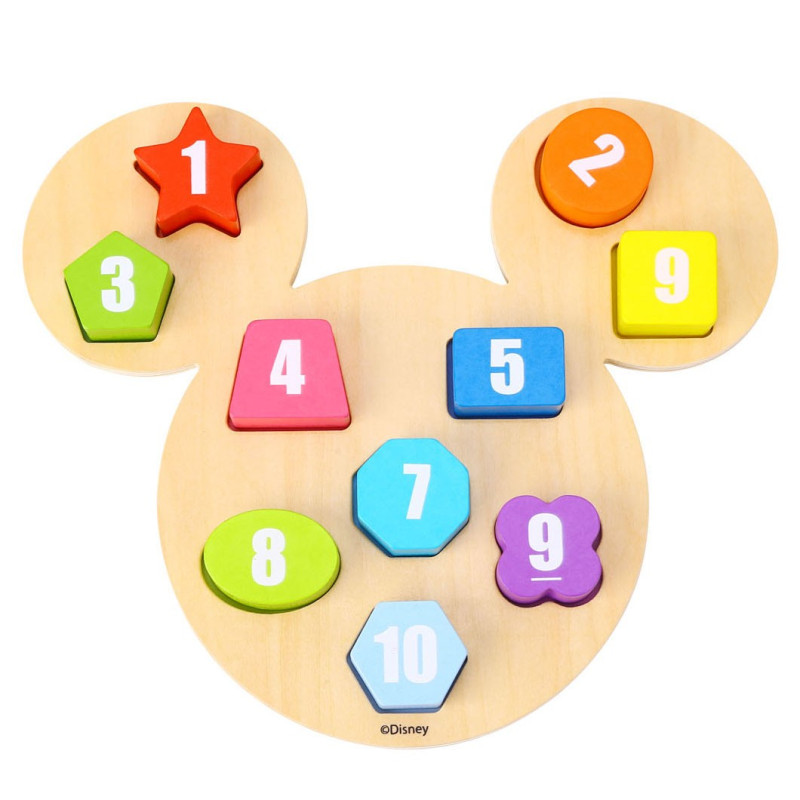 Disney Mickey Mouse Shape Puzzle Figures, 11pcs. TL858