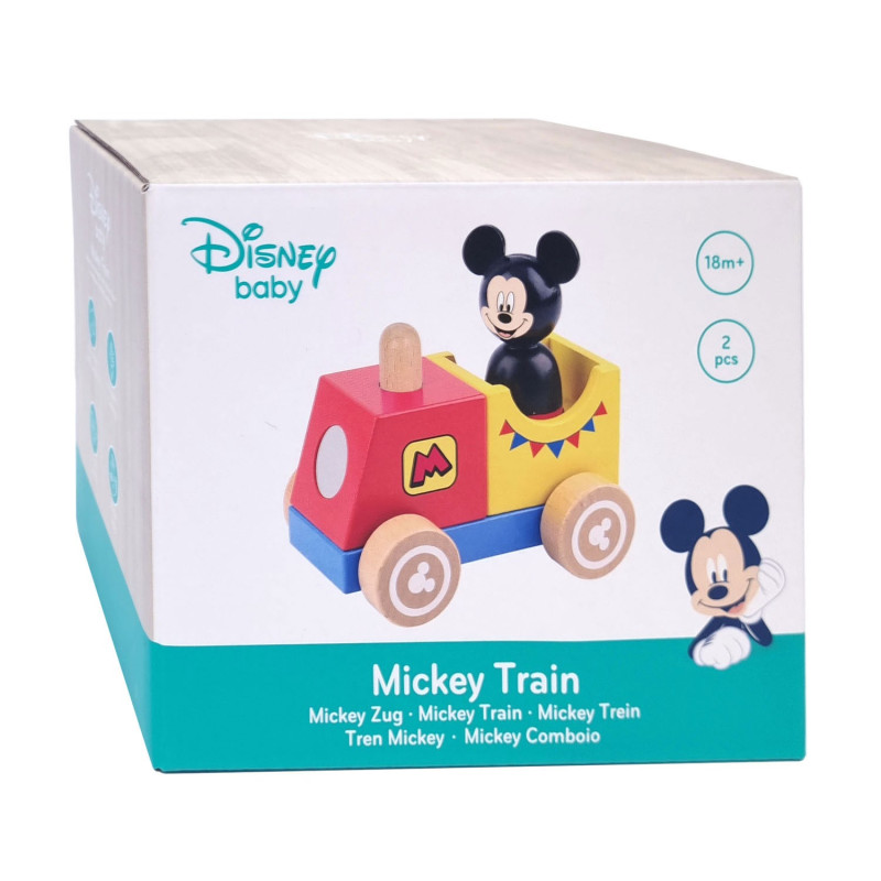 Disney Mickey Mouse Wooden Stacking Train, 4pcs. TY633