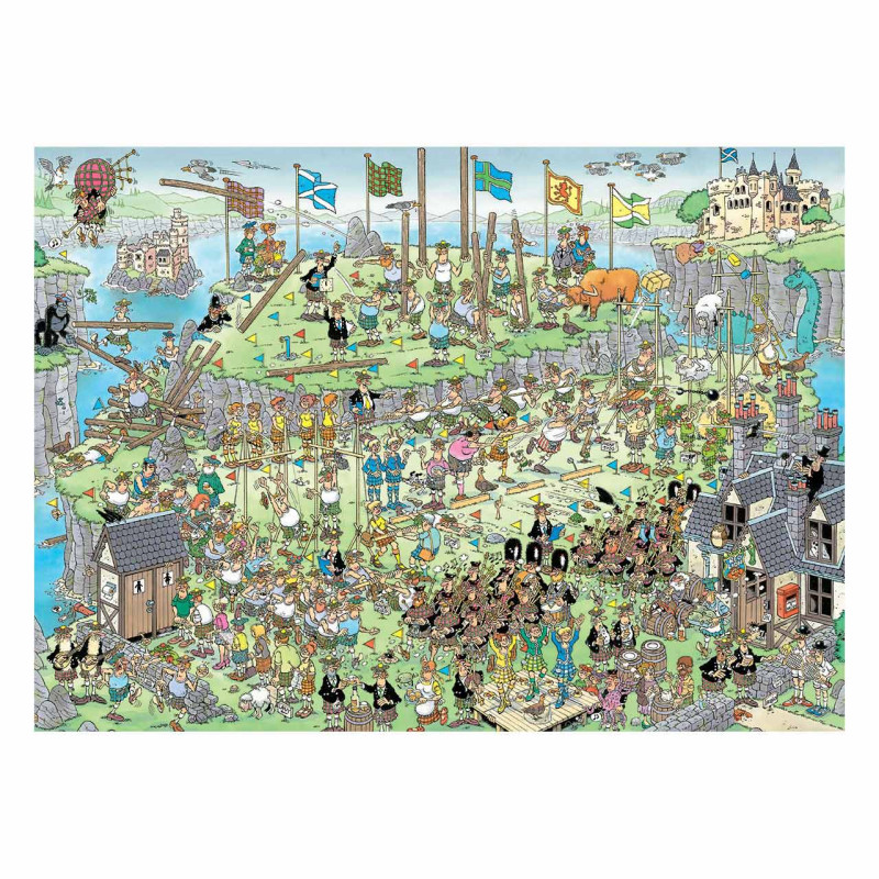 Jan van Haasteren Puzzle - Highland Games 1000 pièces