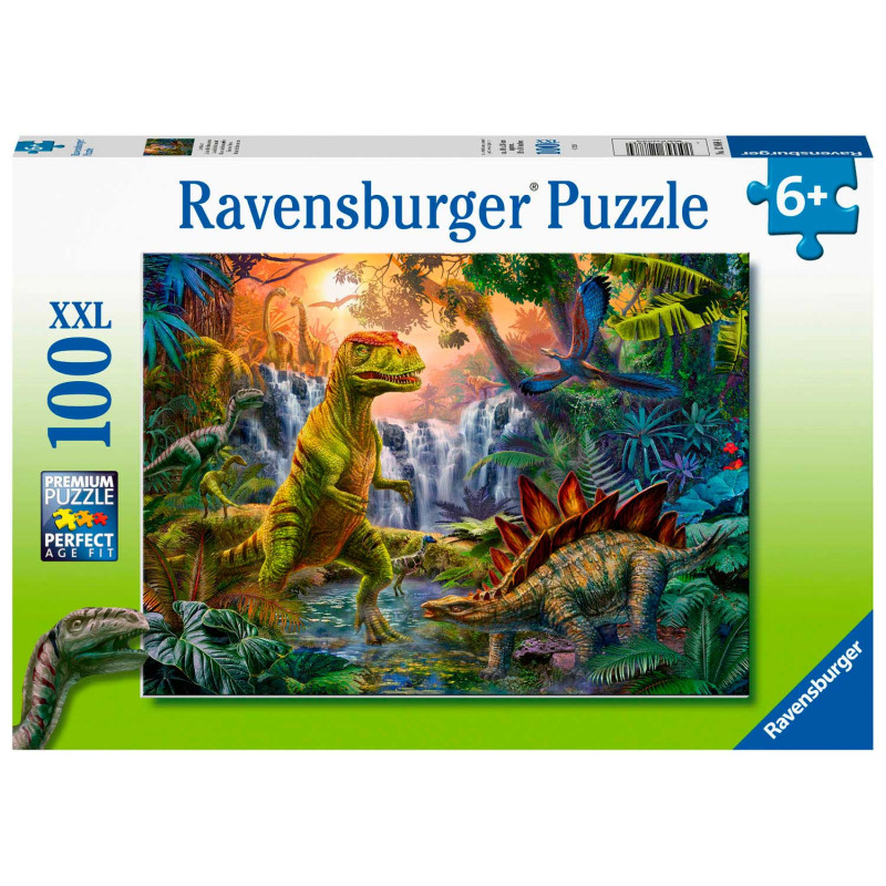 RAVENSBURGER Oasis of Dinosaurs Puzzle, 100pcs. XXL