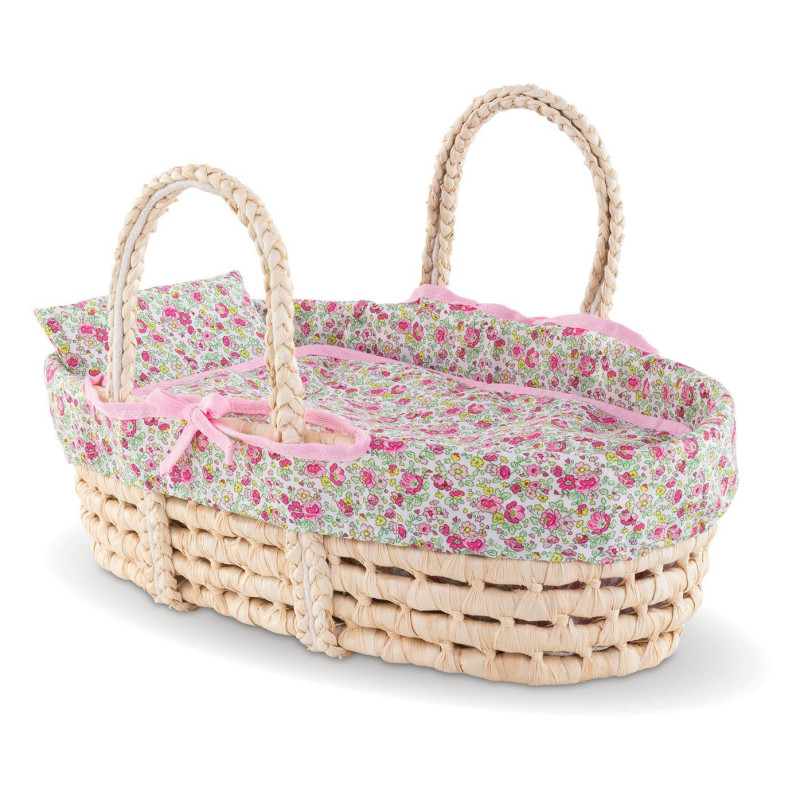 Corolle Mon Grand Poupon - Doll Carrying Basket Floral 9000141350