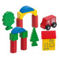 Eichhorn Wooden Blocks with Vehicles, 50 pcs. 100024270