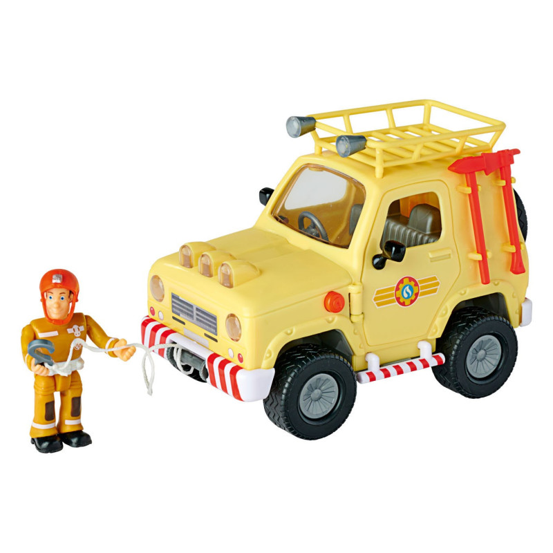 Simba - Fireman Sam Mountain 4x4 Jeep with Figure 109252511