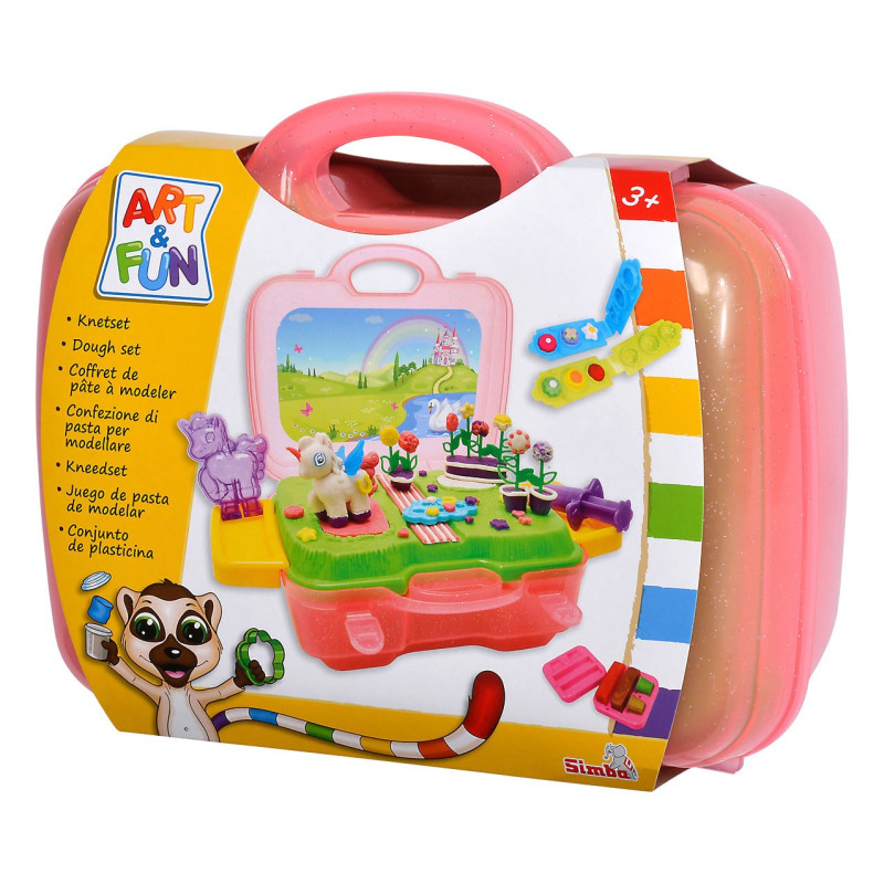 Simba - Art & Fun Unicorn Clay Set in Suitcase 106326054
