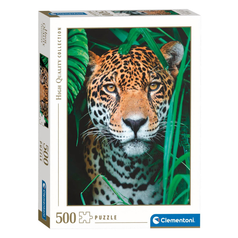 Clementoni Puzzle Jaguar dans la Jungle 500 pièces